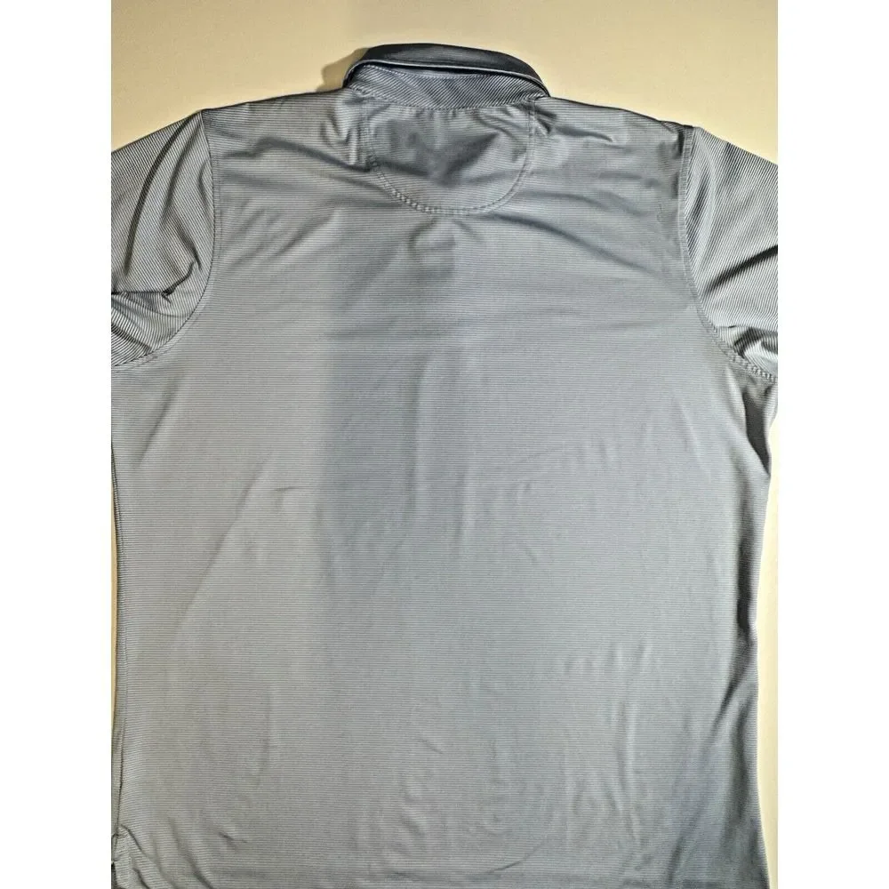 FG Tech American Flag Polo Shirt‎ Golf Striped Made In USA Men's Extra Large